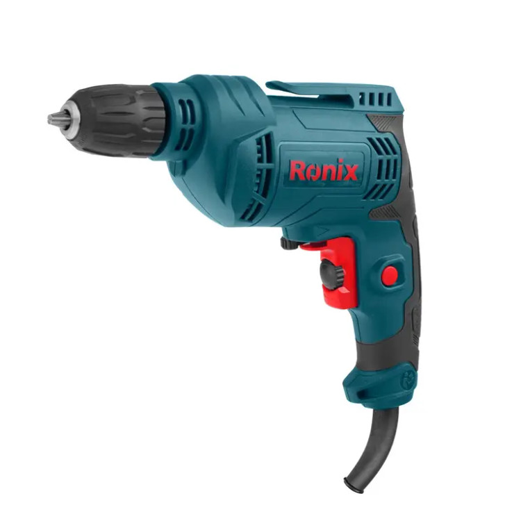 دریل برقی اتوماتیک 10میلیمتری 450 وات رونیکس مدل 2112A همراه با گارانتی 12 ماهه شرکت رونیکس