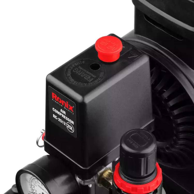 کمپرسور باد 25 لیتری بی صدا رونیکس مدل RC-2512 همراه با گارانتی 12 ماهه شرکت رونیکس