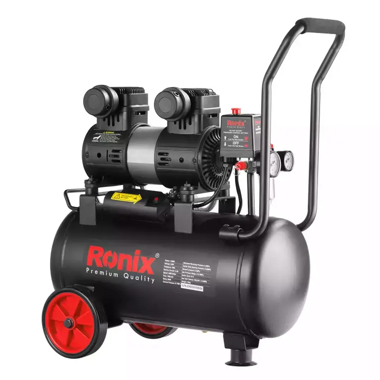 کمپرسور باد 25 لیتری بی صدا رونیکس مدل RC-2512 همراه با گارانتی 12 ماهه شرکت رونیکس