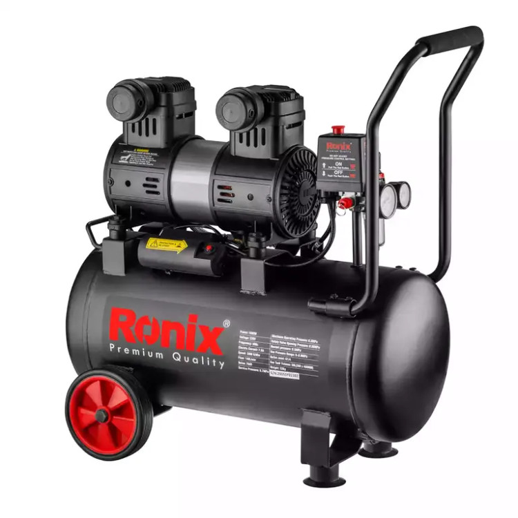 کمپرسور باد 50 لیتری بی صدا رونیکس مدل RC-5012 همراه با گارانتی 12 ماهه شرکت رونیکس