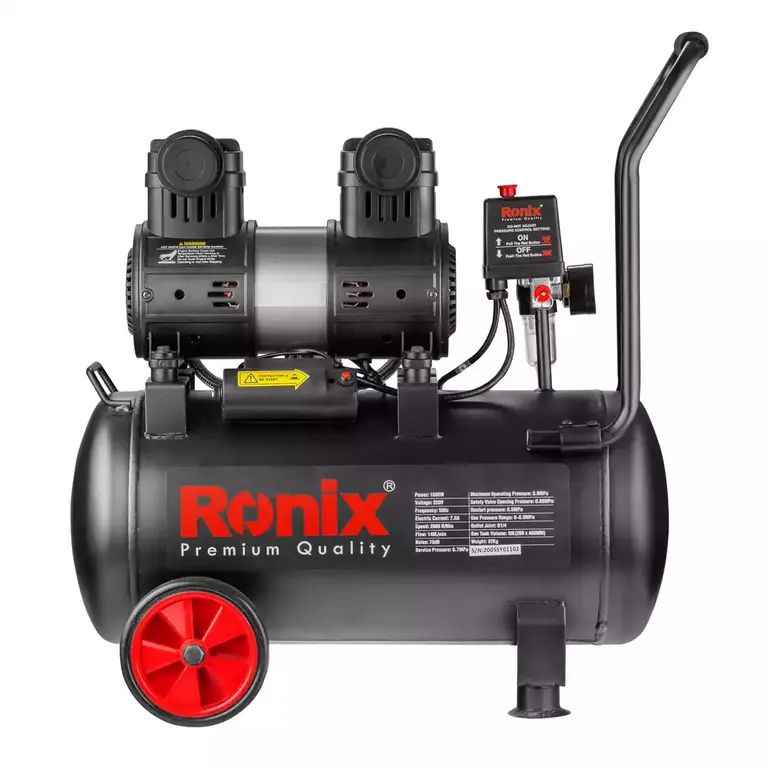 کمپرسور باد 50 لیتری بی صدا رونیکس مدل RC-5012 همراه با گارانتی 12 ماهه شرکت رونیکس