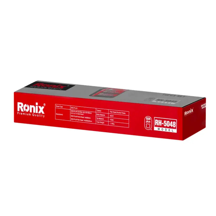 ست مته و قلم چهار شیار 10 عددی رونیکس مدل RH-5048