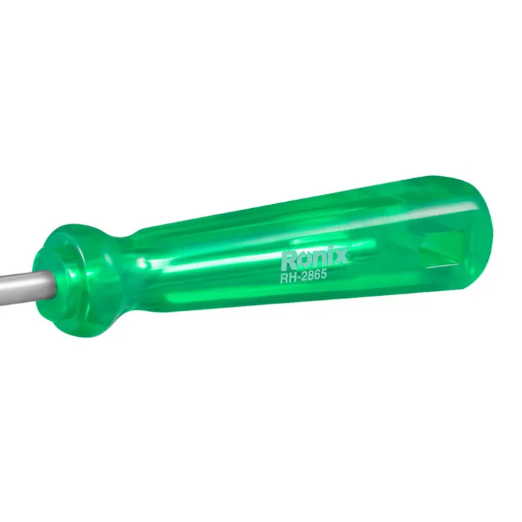 پیچ گوشتی تکی ساده 125*6 چهارسو کریستالی رونیکس مدل RH-2865