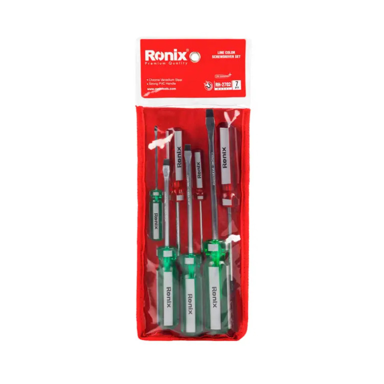 مجموعه 7 عددی پیچ گوشتی ساعتی رونیکس مدل RH-2702