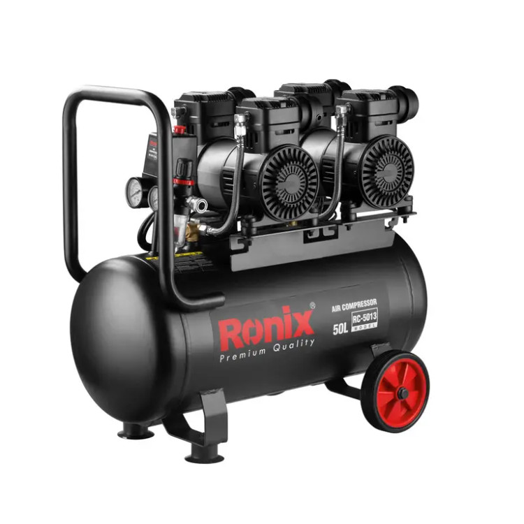 کمپرسور 4 سیلندر 50 لیتری بی صدا رونیکس مدل RC-5013 همراه با گارانتی 12 ماهه شرکت رونیکس