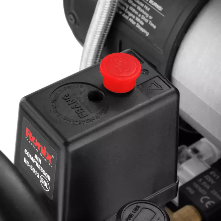 کمپرسور 4 سیلندر 50 لیتری بی صدا رونیکس مدل RC-5013 همراه با گارانتی 12 ماهه شرکت رونیکس