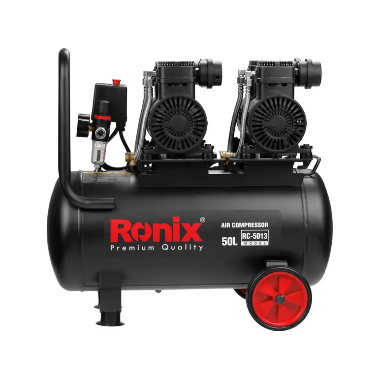 کمپرسور 4 سیلندر 50 لیتری بی صدا رونیکس مدل RC-5013 همراه با گارانتی 12 ماهه شرکت رونیکس