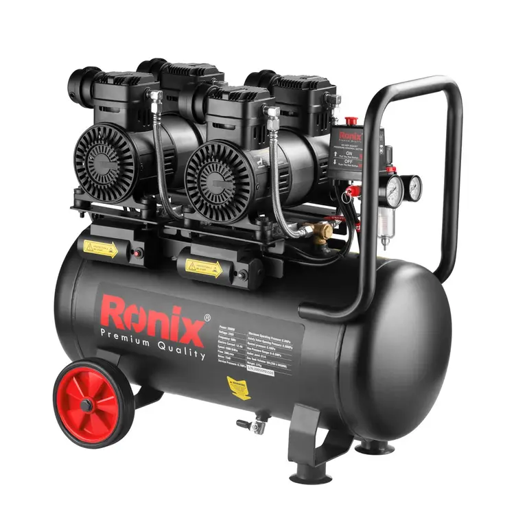 کمپرسور 4 سیلندر 50 لیتری بی صدا رونیکس مدل RC-5013 همراه با گارانتی 12 ماهه شرکت رونیکس