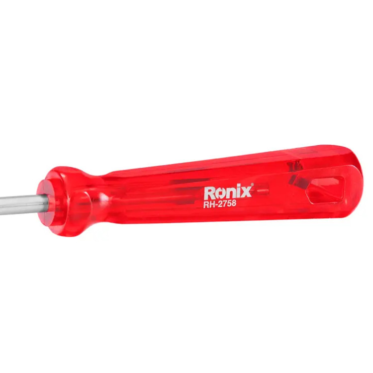 پیچ گوشتی تکی ساده 125*5دوسو کریستالی رونیکس مدل RH-2758
