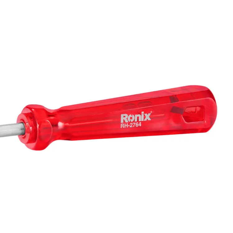 پیچ گوشتی تکی ساده 100*6 دوسو کریستالی رونیکس مدل RH-2764