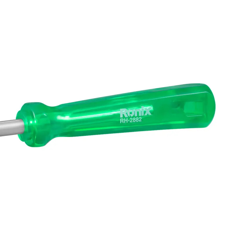 پیچ گوشتی تکی ساده 150*8 چهارسو کریستالی رونیکس مدل RH-2882