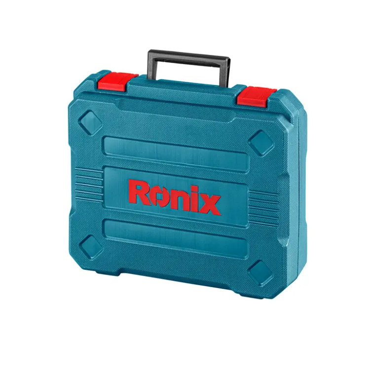 کیت دریل شارژی 20 ولت موتور براشلس صنعتی 2 آمپر ساعت رونیکس مدل RH-8905K همراه با گارانتی 12 ماهه شرکت رونیکس