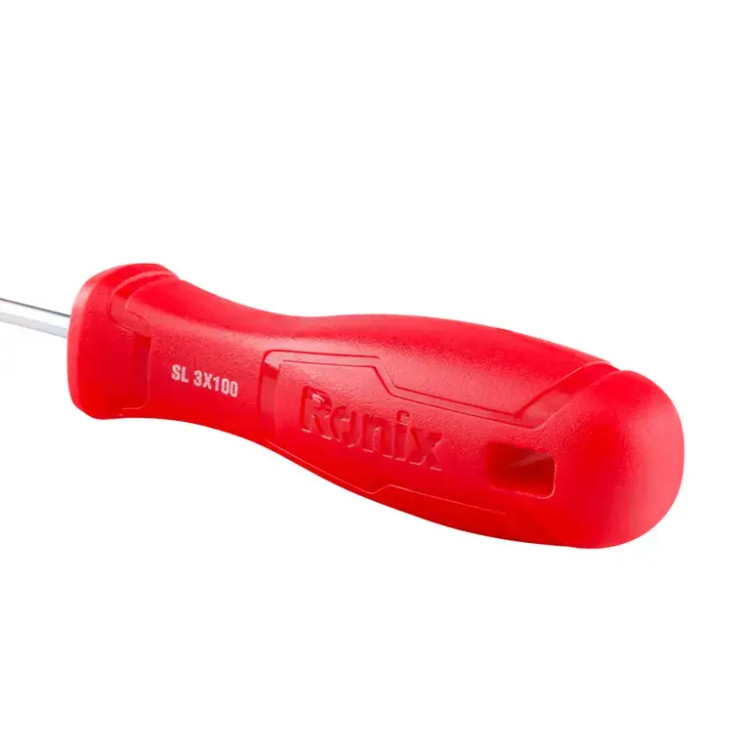 پیچ گوشتی دوسو 100x3 تکی پلاستیکی تک رنگ رونیکس مدل RH-2737