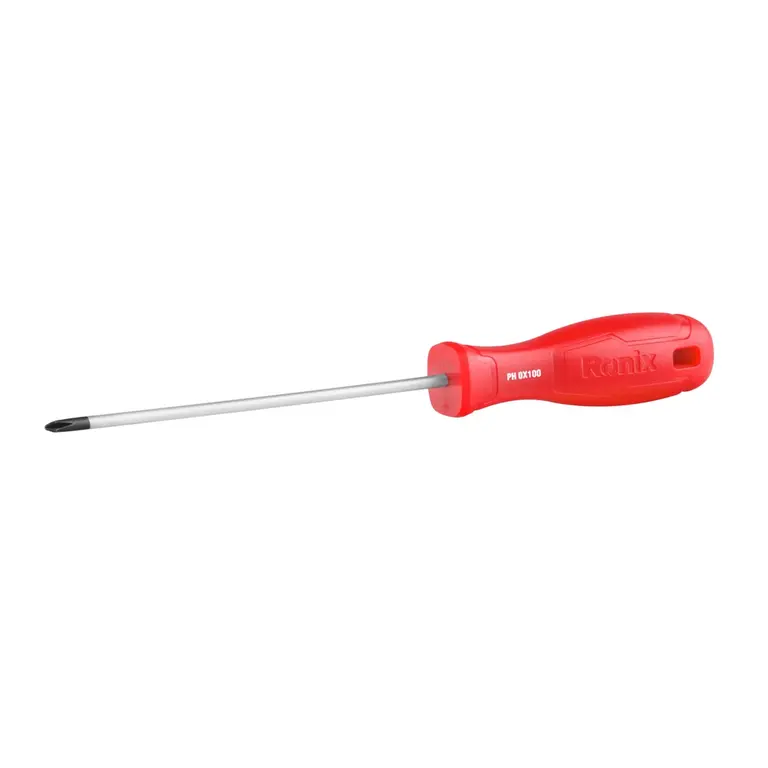 پیچ گوشتی چهارسو 100x5 تکی پلاستیکی تک رنگ رونیکس مدل RH-2870