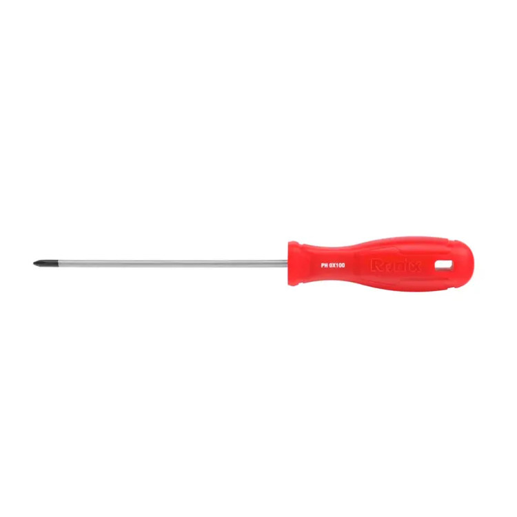 پیچ گوشتی چهارسو 100x5 تکی پلاستیکی تک رنگ رونیکس مدل RH-2870