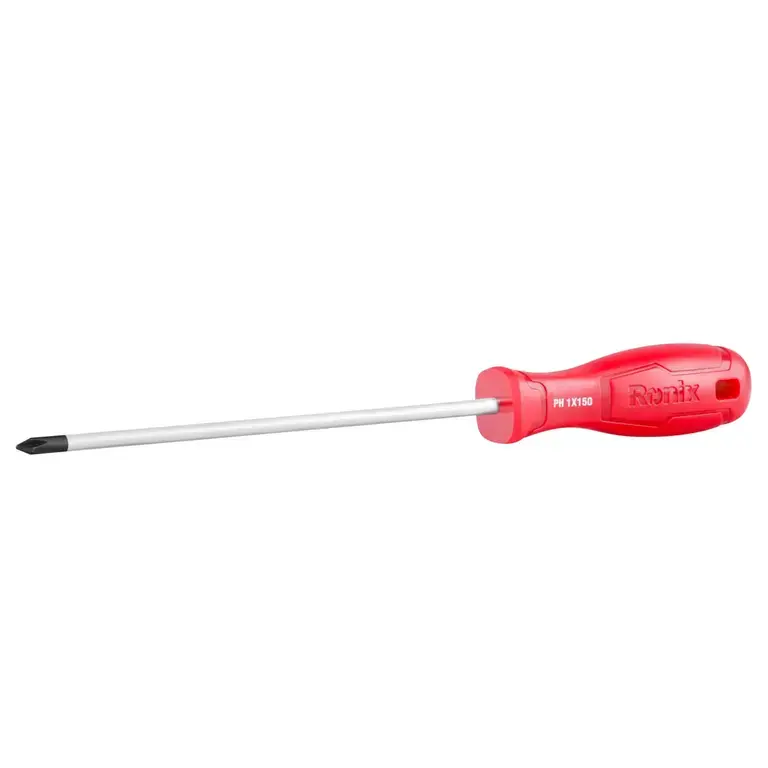 پیچ گوشتی چهارسو 150x5 تکی پلاستیکی تک رنگ رونیکس مدل RH-2872