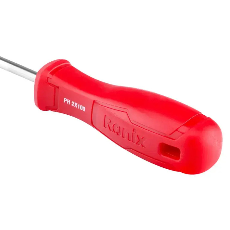 پیچ گوشتی چهارسو 100x6 تکی پلاستیکی تک رنگ رونیکس مدل RH-2873