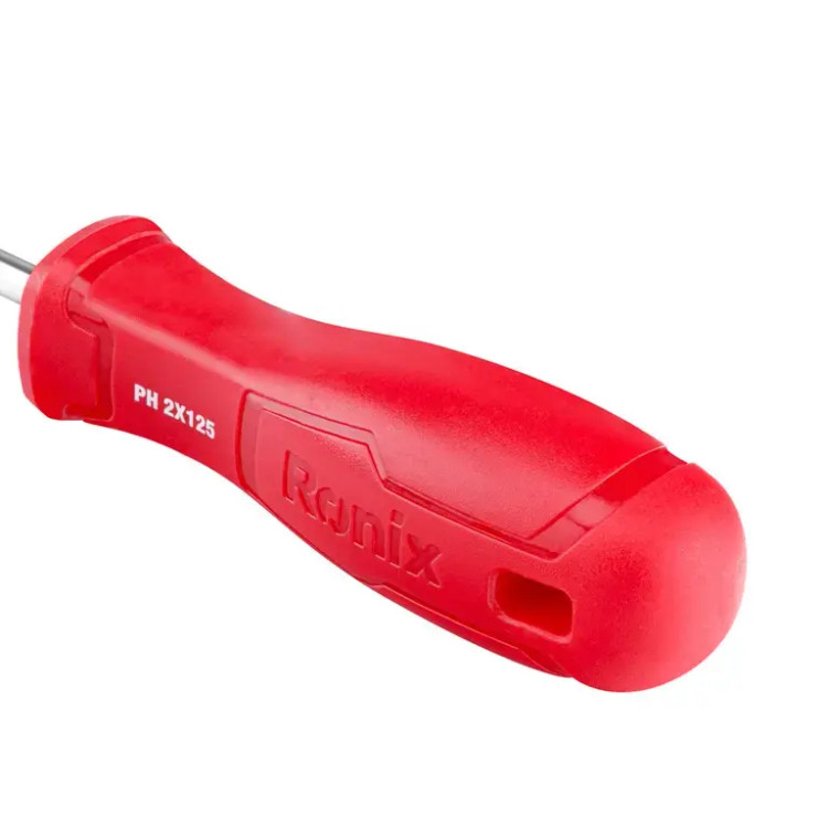 پیچ گوشتی چهارسو 125x6 تکی پلاستیکی تک رنگ رونیکس مدل RH-2874