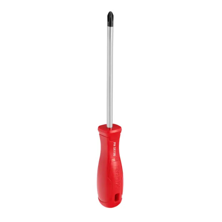پیچ گوشتی تکی 150x 8 چهارسو پلاستیکی تک رنگ رونیکس مدل RH-2887